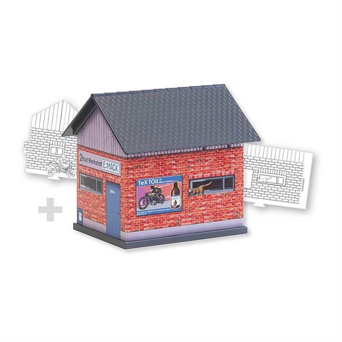 Faller 150130 1/87 Ölçek, Atölye,Başlangıç Seti,Boyanabilir, Plastik ve Karton Model Kiti