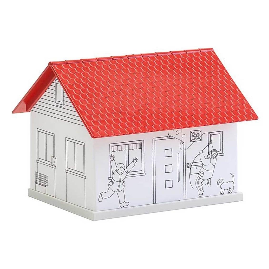 Faller 150190 1/87 Ölçek, Başlangış Serisi, Boyanabilir Müstakil Ev, Plastik ve Karton Model Kiti