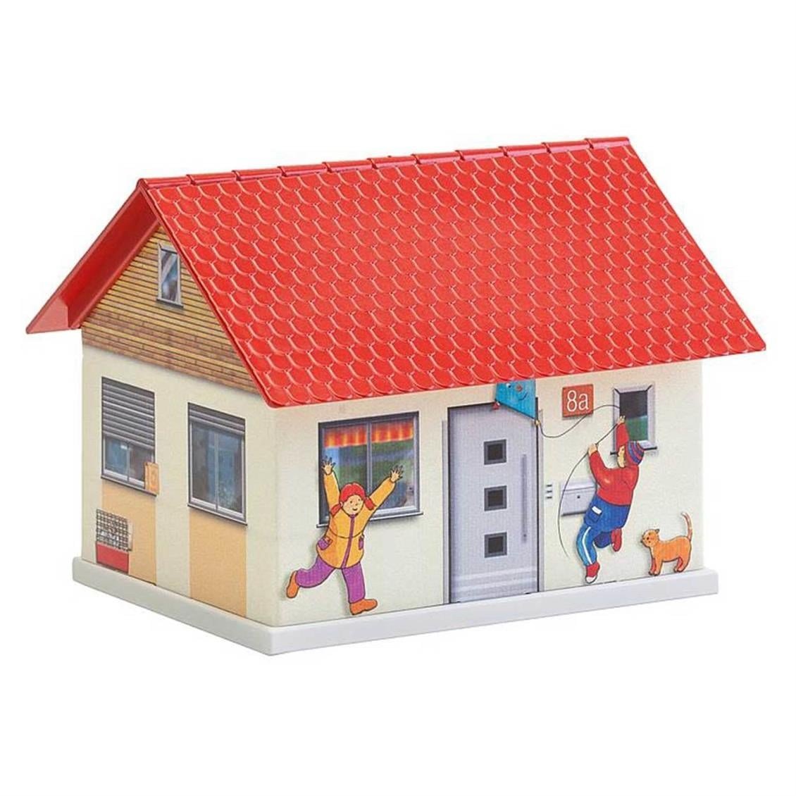 Faller 150190 1/87 Ölçek, Başlangış Serisi, Boyanabilir Müstakil Ev, Plastik ve Karton Model Kiti