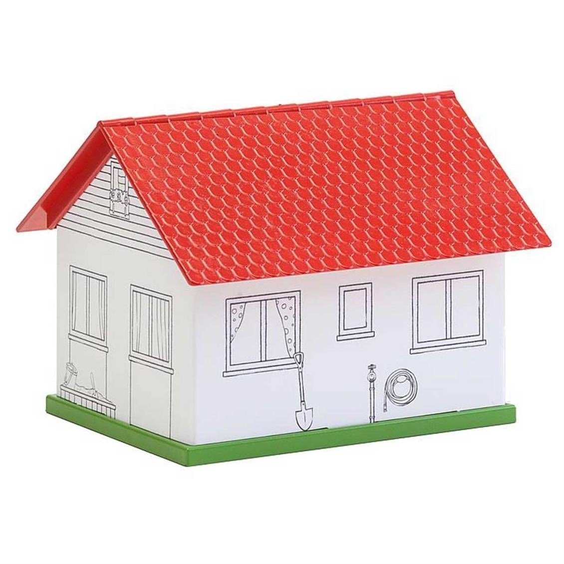 Faller 150191 1/87 Ölçek, Başlangış Serisi, Boyanabilir Müstakil Ev, Plastik ve Karton Model Kiti