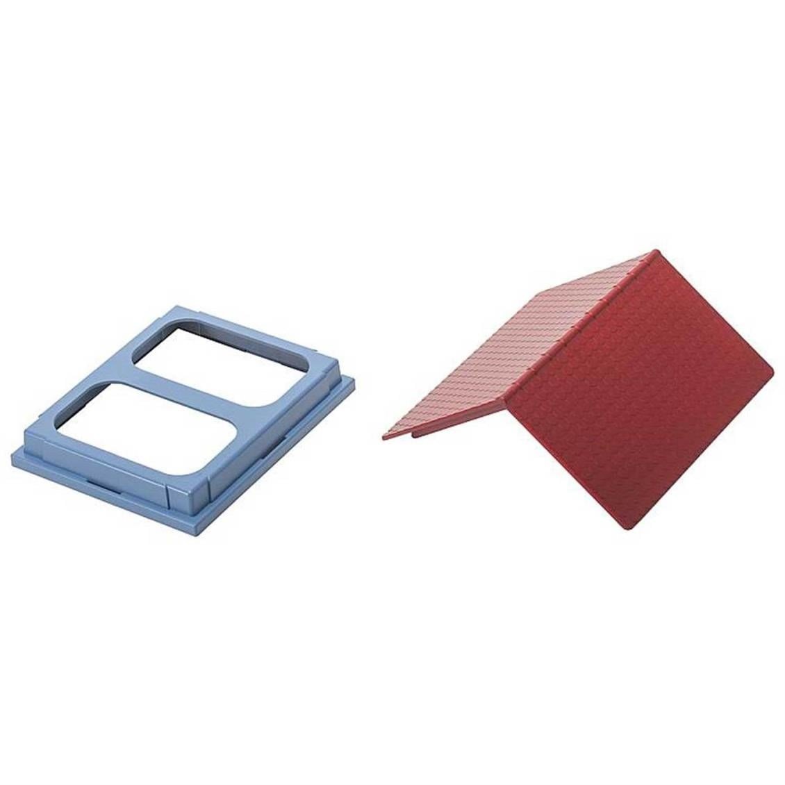 Faller 150401 1/87 Ölçek, Başlangıç Seti,Ek Bina 2,Boyanabilir, Plastik ve Karton Model Kiti