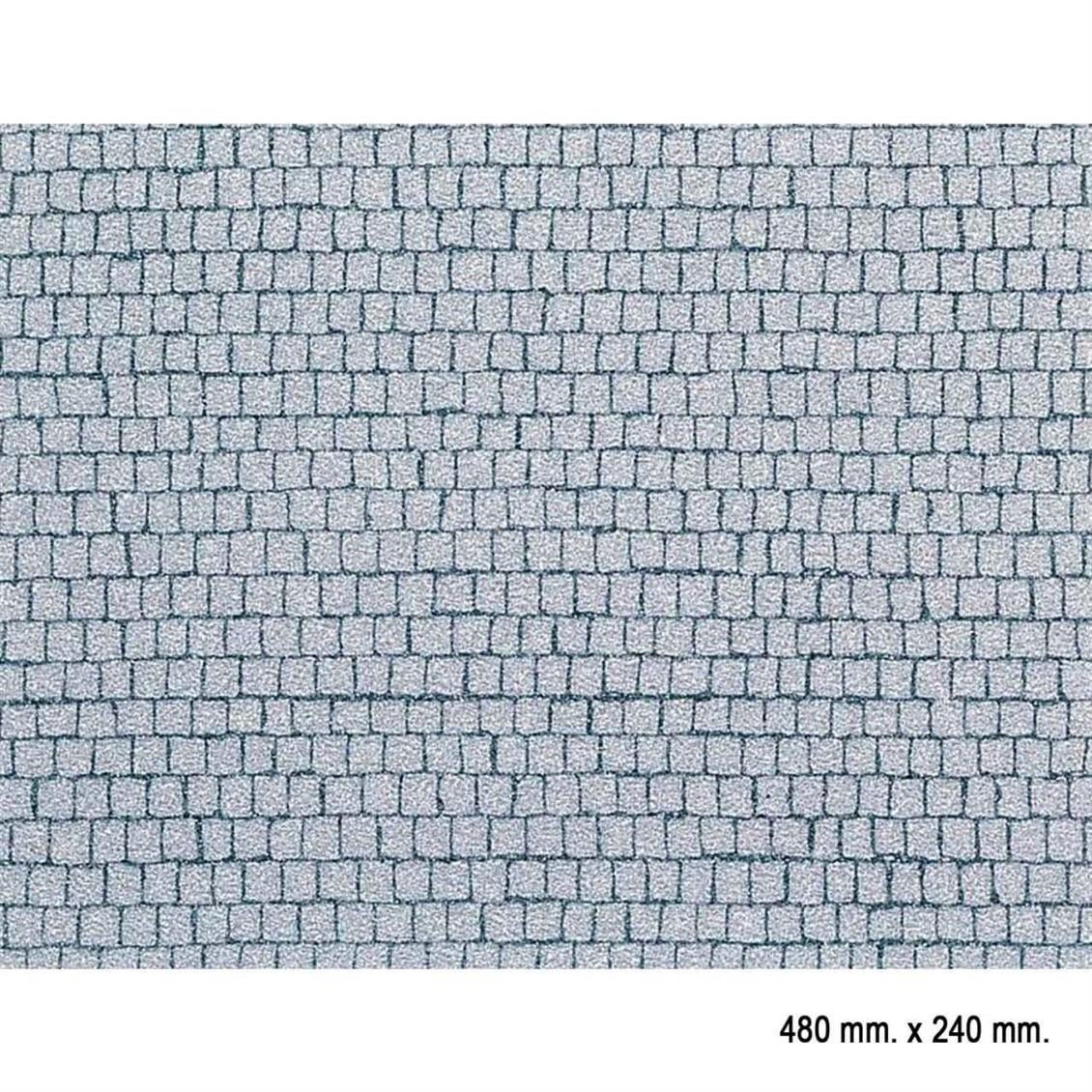 Faller 170646 1/87 Ölçek, Taş Parke Desenli Kaplama Kağıdı, 48 X 24 Cm.