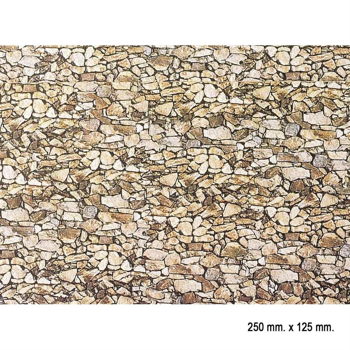 Faller 222562 1/160 Ölçek, Taş Desenli Dekor Kağıdı, 25 X 12,5 Cm.