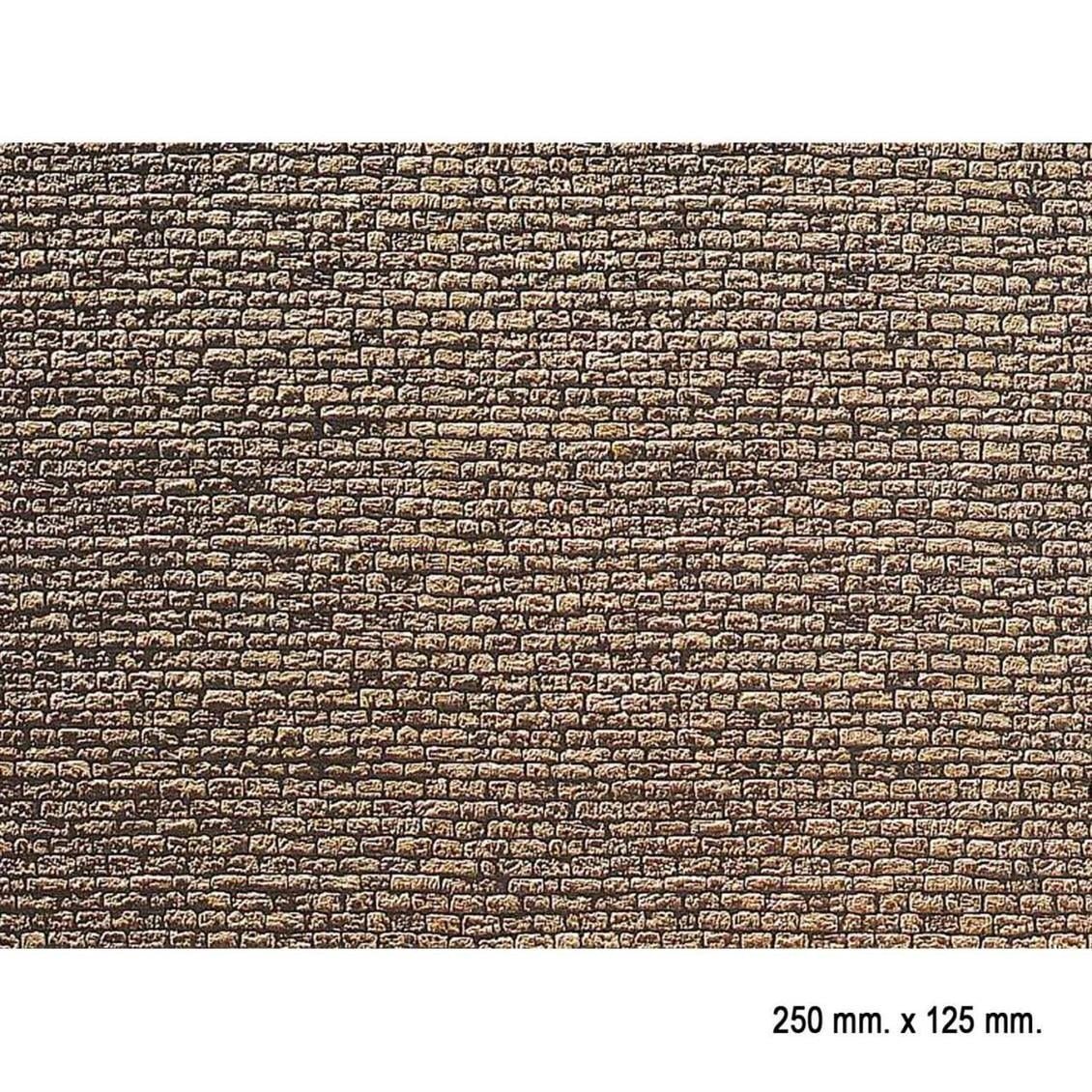 Faller 222565 1/160 Ölçek, Granit Taş Desenli Dekor Kağıdı, 25 X 12,5 Cm.