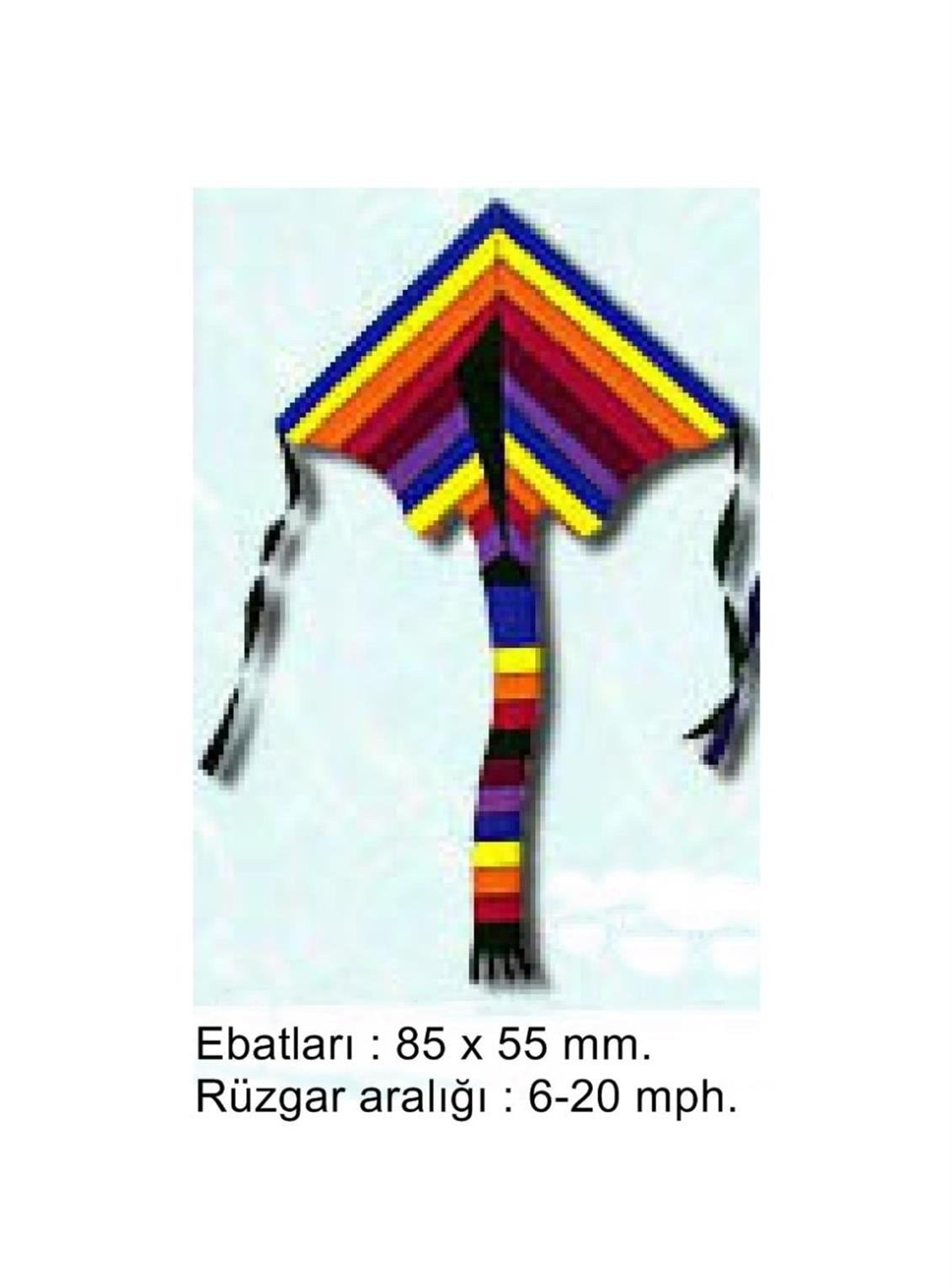 Feilong Kite 8008A Diamond Kite-85X55 Cm Taffeta Nylon-Fibrglas