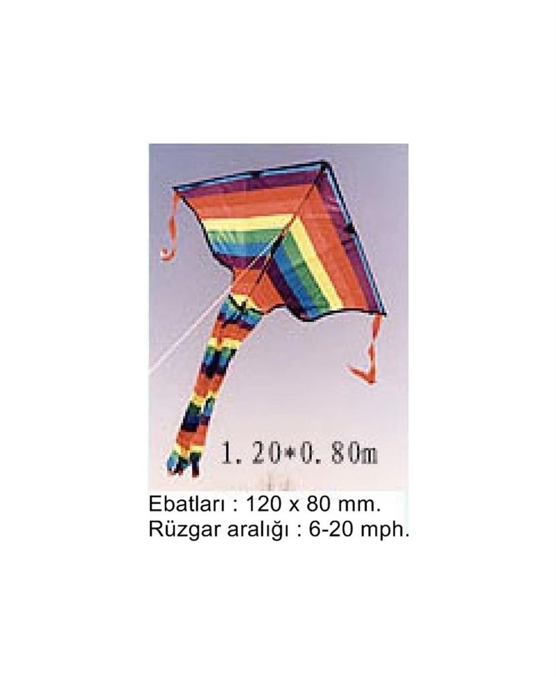 Feilong Kite 8008C Diamond Kite-120X80 Cm Taffeta Nylon-Fibrgla