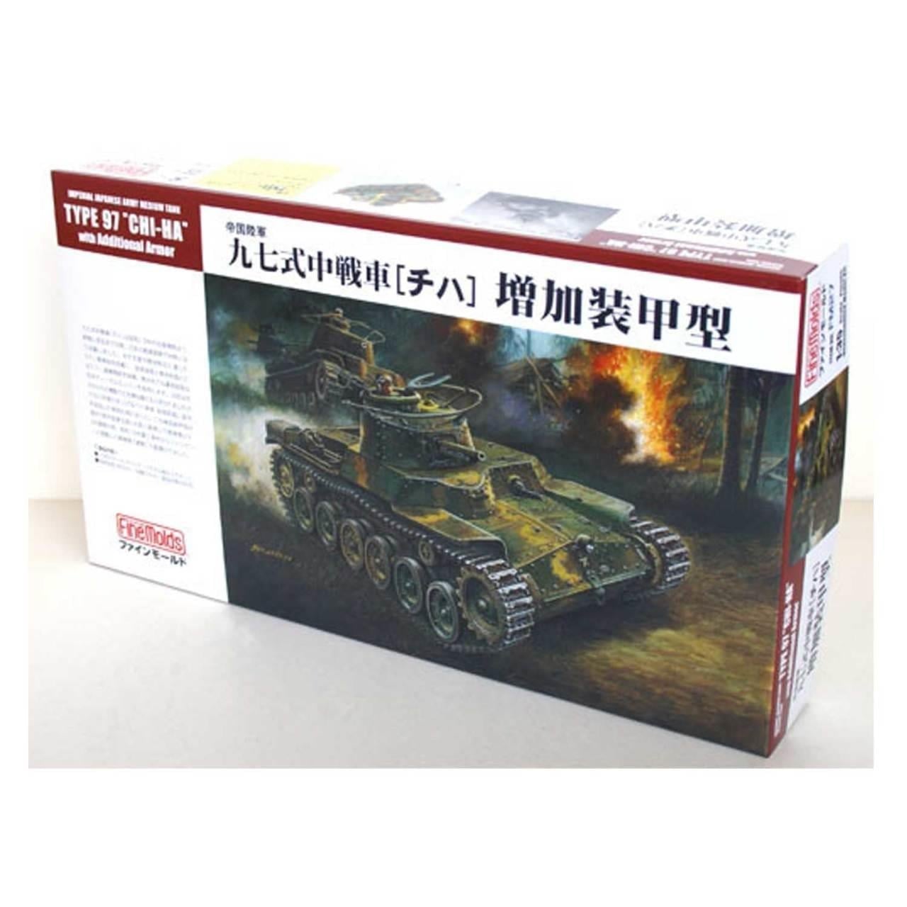 FineMolds Fm27 1/35 Ölçek, IJA Medium Tank Type97 Chi-Ha With Addit