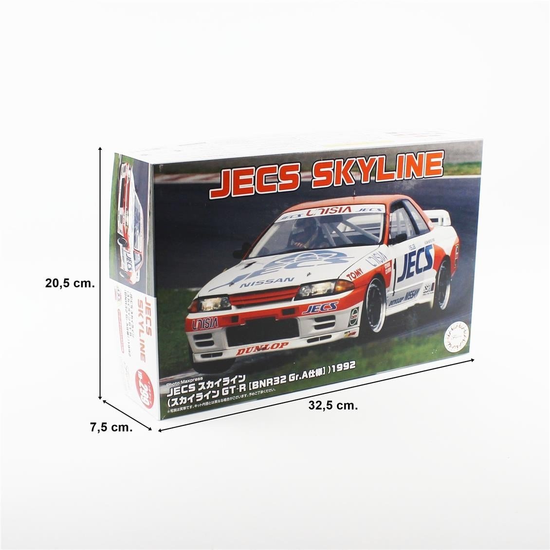 Fujimi ID-299 04746 1/24 Ölçek, Nissan JECS Skyline (Skyline GT-R [BNR32 Gr.A]) 1992, Yarış Aracı Plastik Model Kiti