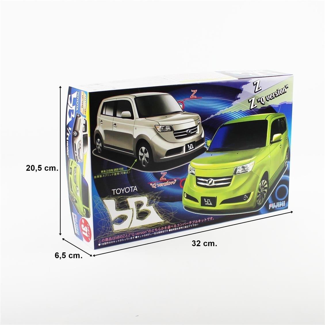 Fujimi ID-31 03676 1/24 Ölçek, Toyota bB Z (Q version and X version)  both type, Otomobil Plastik Model Kiti