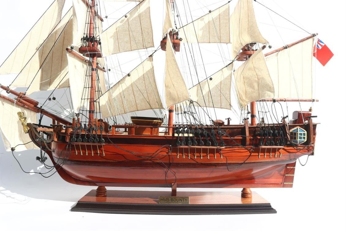 Gianhien Ts0020W60 Hms Bounty Ahşap Hazır Yelkenli Savaş Gemisi Maketi