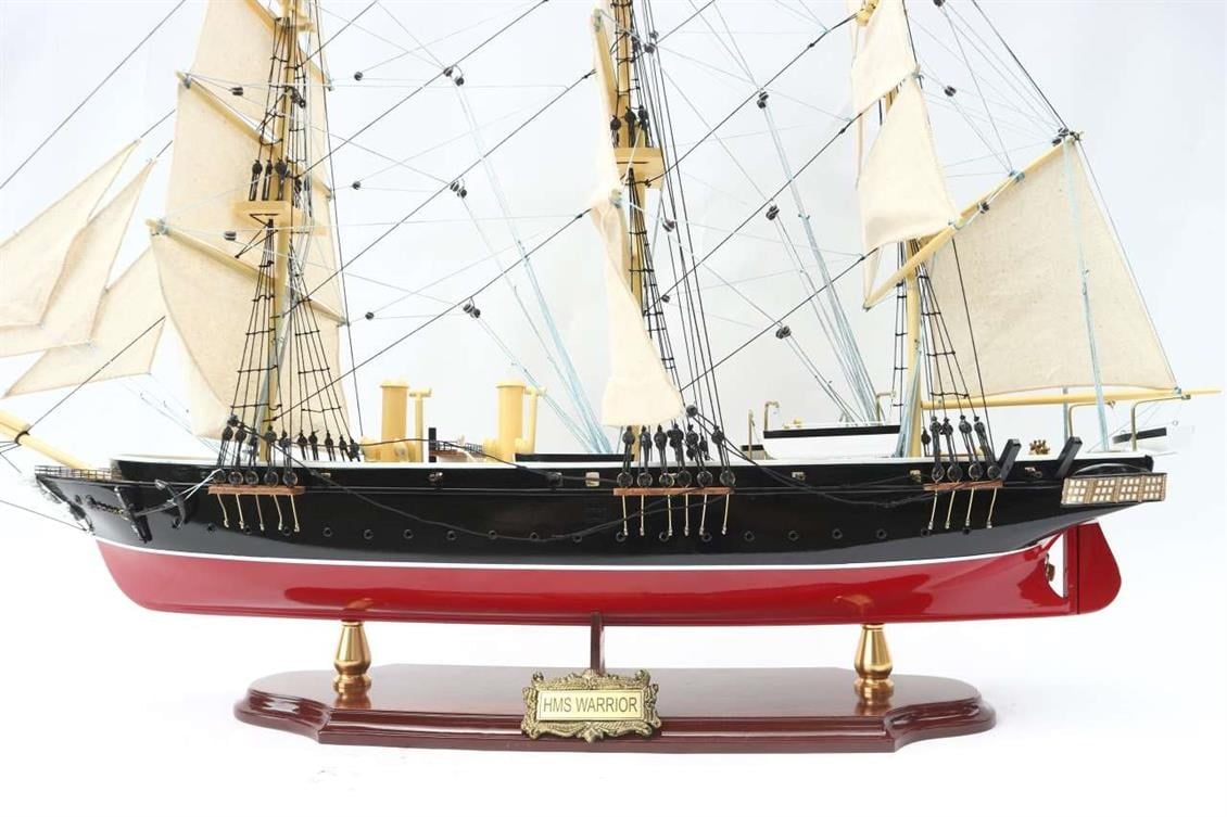 Gianhien Ts0044P Hms Warrıor Ahşap Hazır Yelkenli Savaş Gemisi Maketi