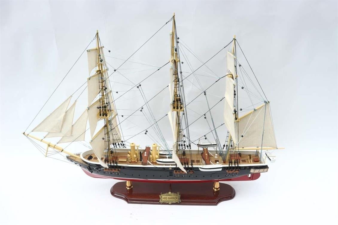 Gianhien Ts0044P Hms Warrıor Ahşap Hazır Yelkenli Savaş Gemisi Maketi