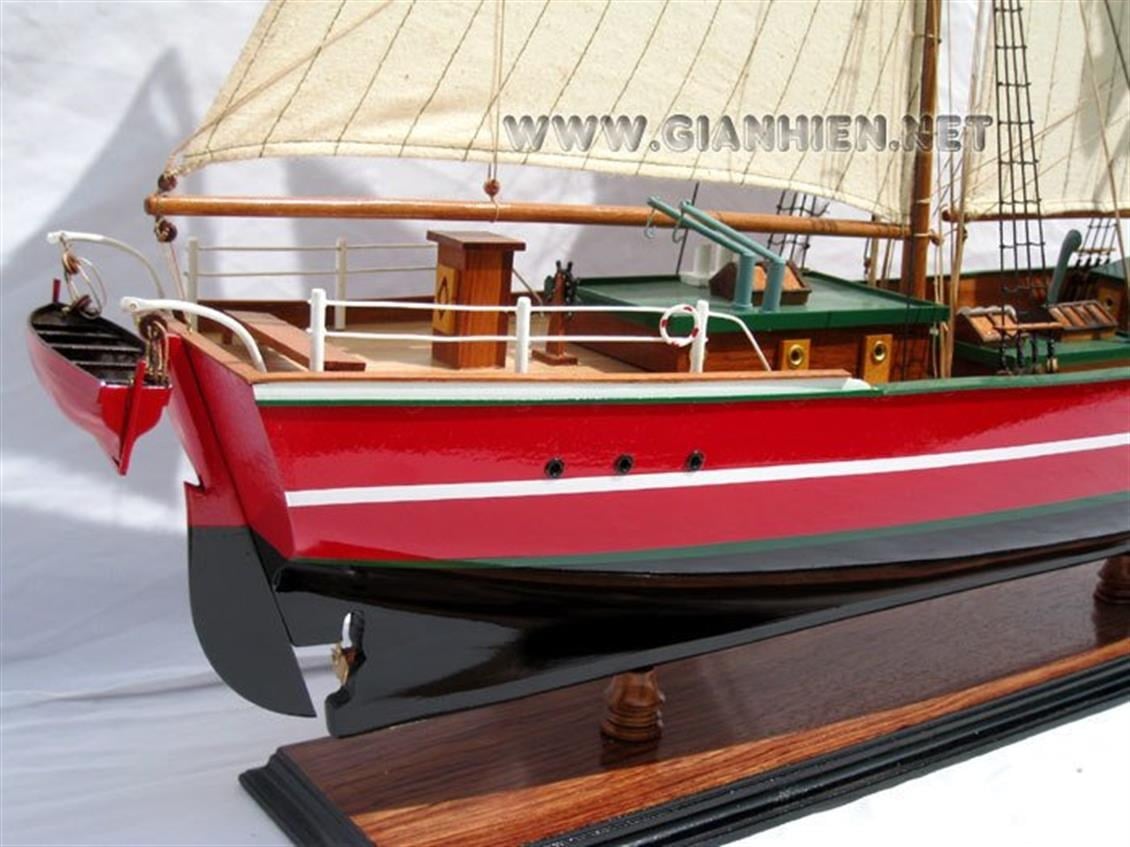 Gianhien Ts0056P Lıla Dan Ahşap Hazır Yelkenli Gemi Maketi