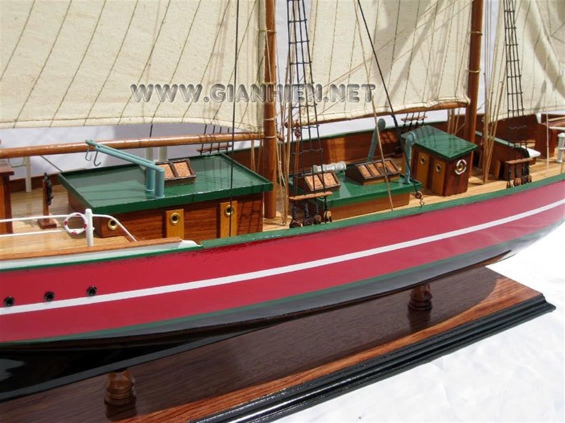 Gianhien Ts0056P Lıla Dan Ahşap Hazır Yelkenli Gemi Maketi