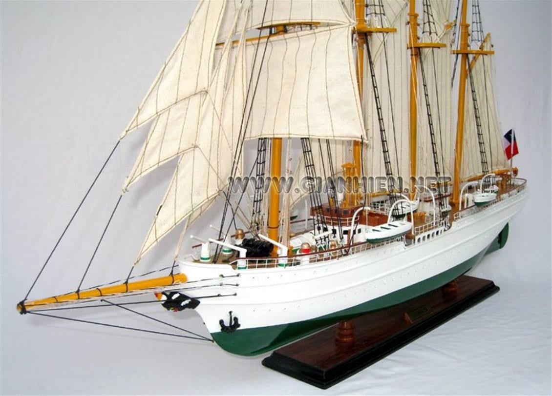 Gianhien Ts0078P80 Esmeralda Ahşap Hazır Yelkenli Gemi Maketi