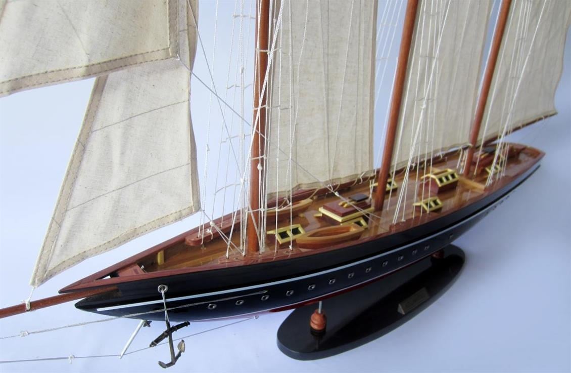 Gianhien Yt0005P60 Atlantic   Ahşap Hazır Yelkenli Gemi Maketi