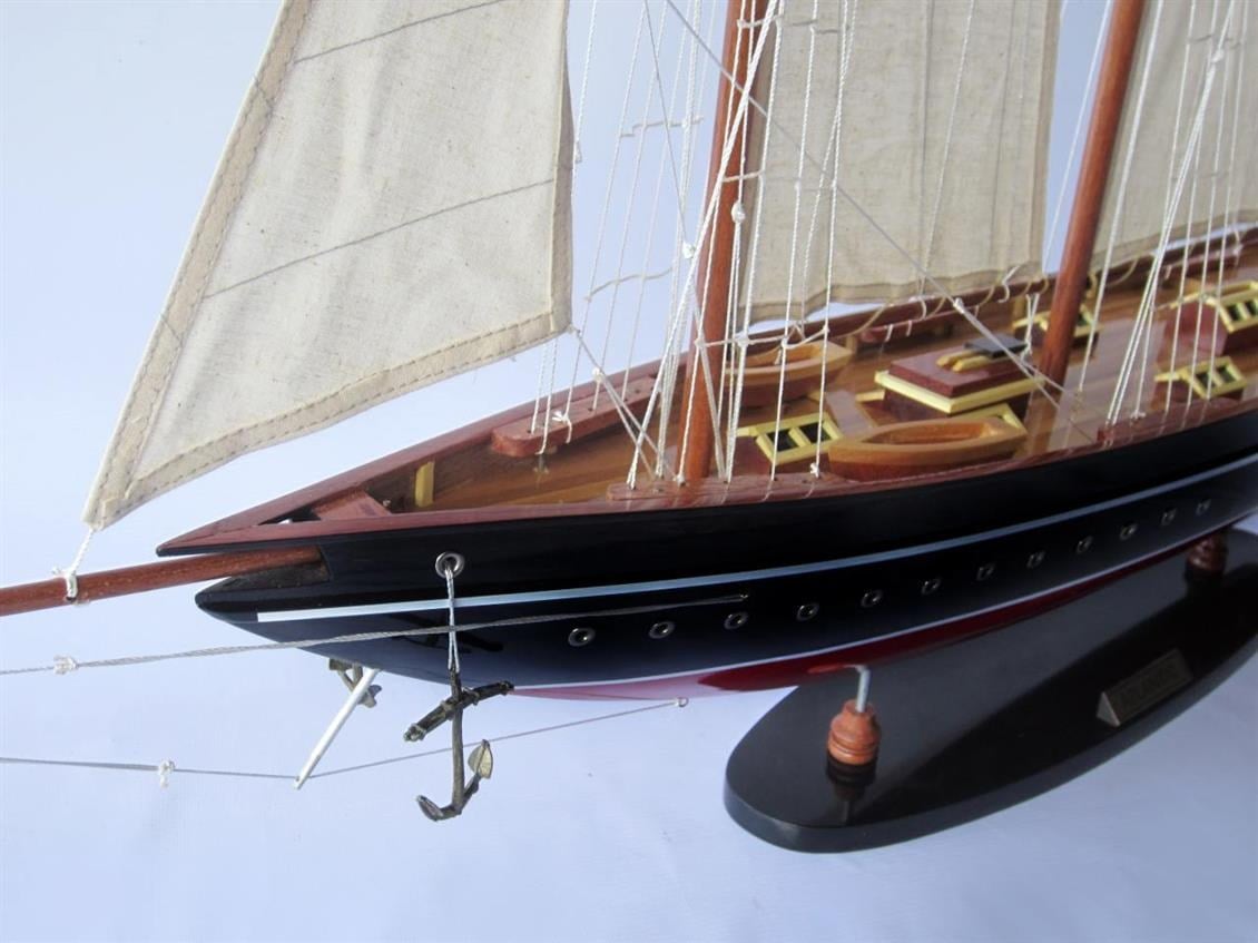 Gianhien Yt0005P60 Atlantic   Ahşap Hazır Yelkenli Gemi Maketi