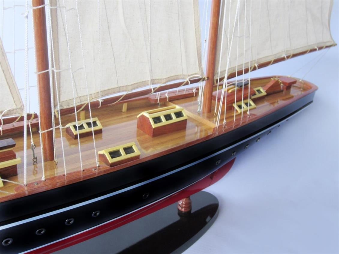 Gianhien Yt0005P60 Atlantic   Ahşap Hazır Yelkenli Gemi Maketi
