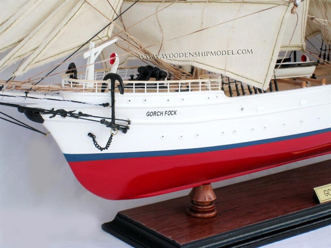 Gıanıhıen Ts0073P80 Gorch Fock I Ahşap Hazır Yelkenli Gemi Mak