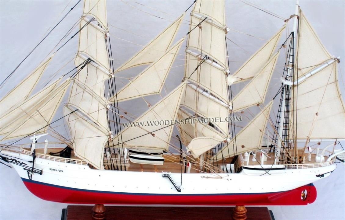 Gıanıhıen Ts0073P80 Gorch Fock I Ahşap Hazır Yelkenli Gemi Mak