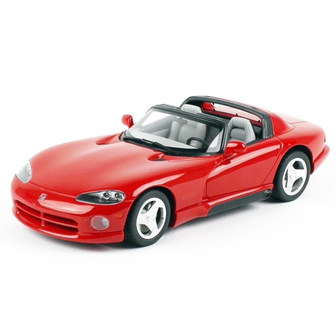 GTspirit 156 1/18 Ölçek, Dodge Viper RT/10 (Resin Seri), Kırmızı, Sergilemeye Hazır Metal Araba Modeli