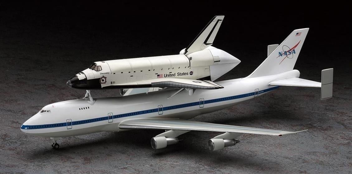 Hasegawa 10680 1/200 Ölçek, Uzay Mekiği Orbiter ve Boeing 747 Yolcu Uçağı Demonte Maket Seti