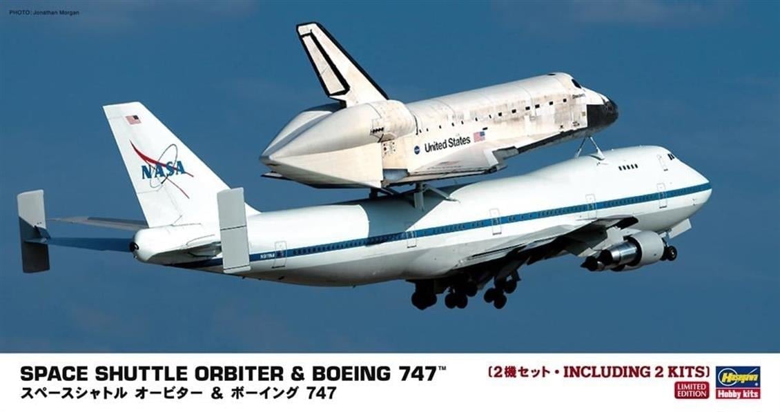 Hasegawa 10680 1/200 Ölçek, Uzay Mekiği Orbiter ve Boeing 747 Yolcu Uçağı Demonte Maket Seti