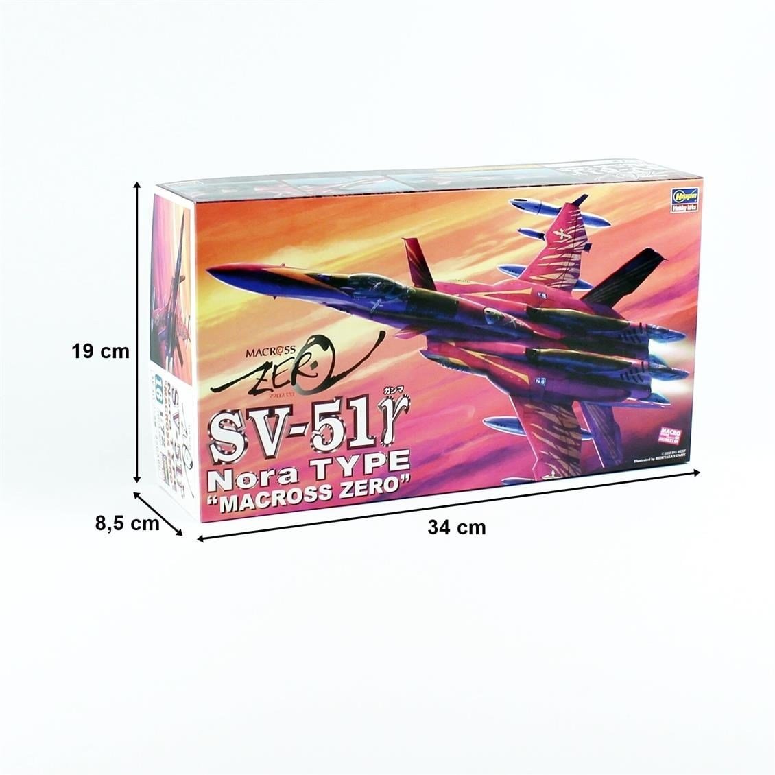 Hasegawa 16 65716 1/72 Ölçek, SV-51 ? Nora Type, Macross Serisi, Bilim Kurgu Plastik Model Kiti