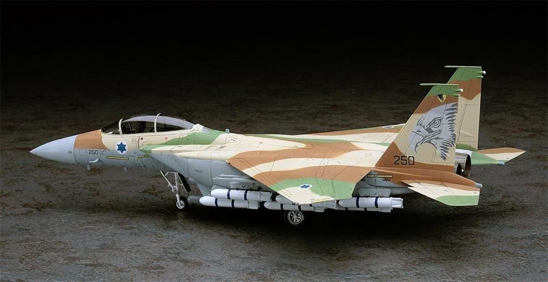 Hasegawa 1950 1/72 Ölçek, F-15I Strike Eagle Israeli Air Force (Limited Edition), Savaş Uçağı Plastik Model Kiti