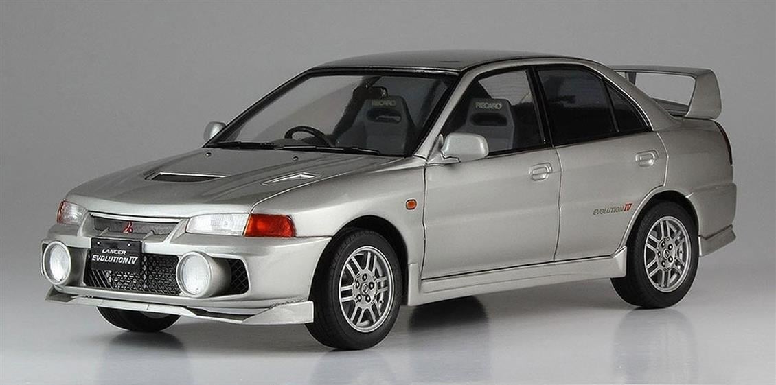 Hasegawa 20257 1/24 Ölçek, Mitsubishi Lancer GSR Evo IV (Limited Edition), Otomobil Plastik Model Kiti