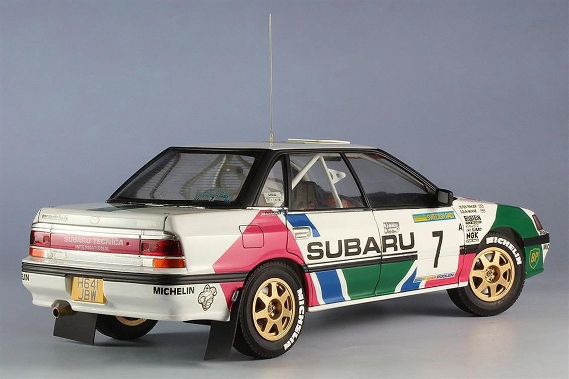 Hasegawa 20290 1/24 Ölçek, Subaru Legacy RS 1992 İsveç Rallisi (Limited Edition), Yarış Aracı Plastik Model Kiti
