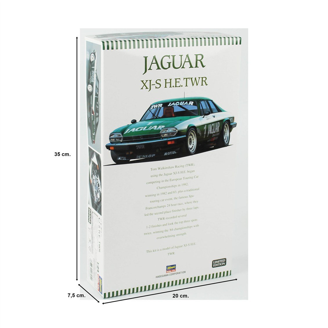 Hasegawa 20305 1/24 Ölçek, Jaguar XJ-S H.E.TWR, Yarış Aracı Plastik Model Kiti