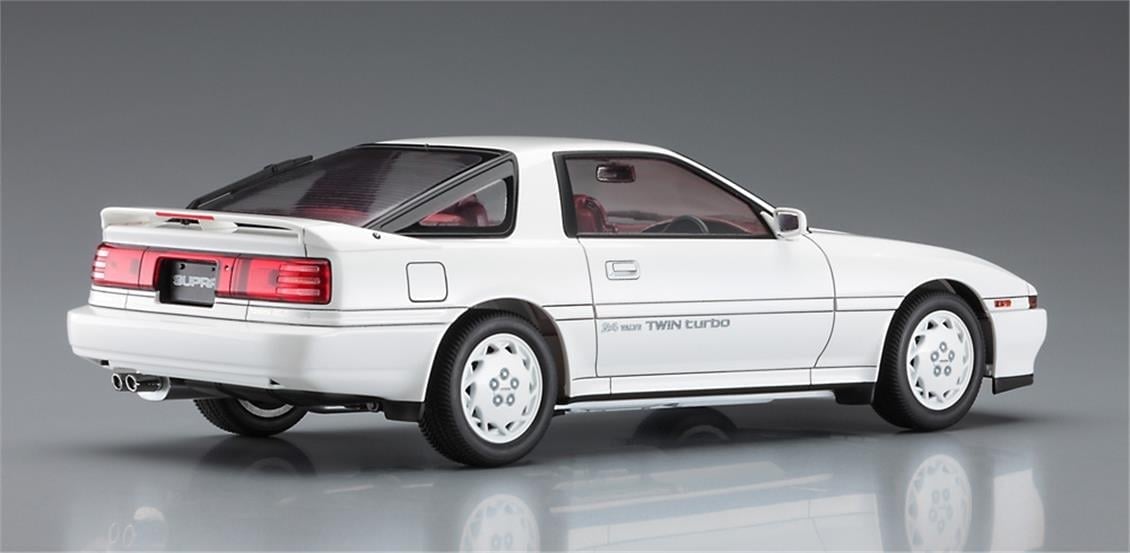 Hasegawa 20504 1/24 Ölçek, Toyota Supra A70 GT Twin Turbo 1989 White Package, (Limited Edition) Otomobil Plastik Model Kiti