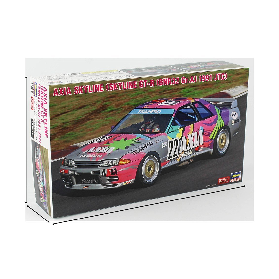 Hasegawa 20514 1/24 Ölçek, Skyline GT-R [BNR32 Gr.A] 1991 GTC, Yarış Aracı Plastik Model Kiti