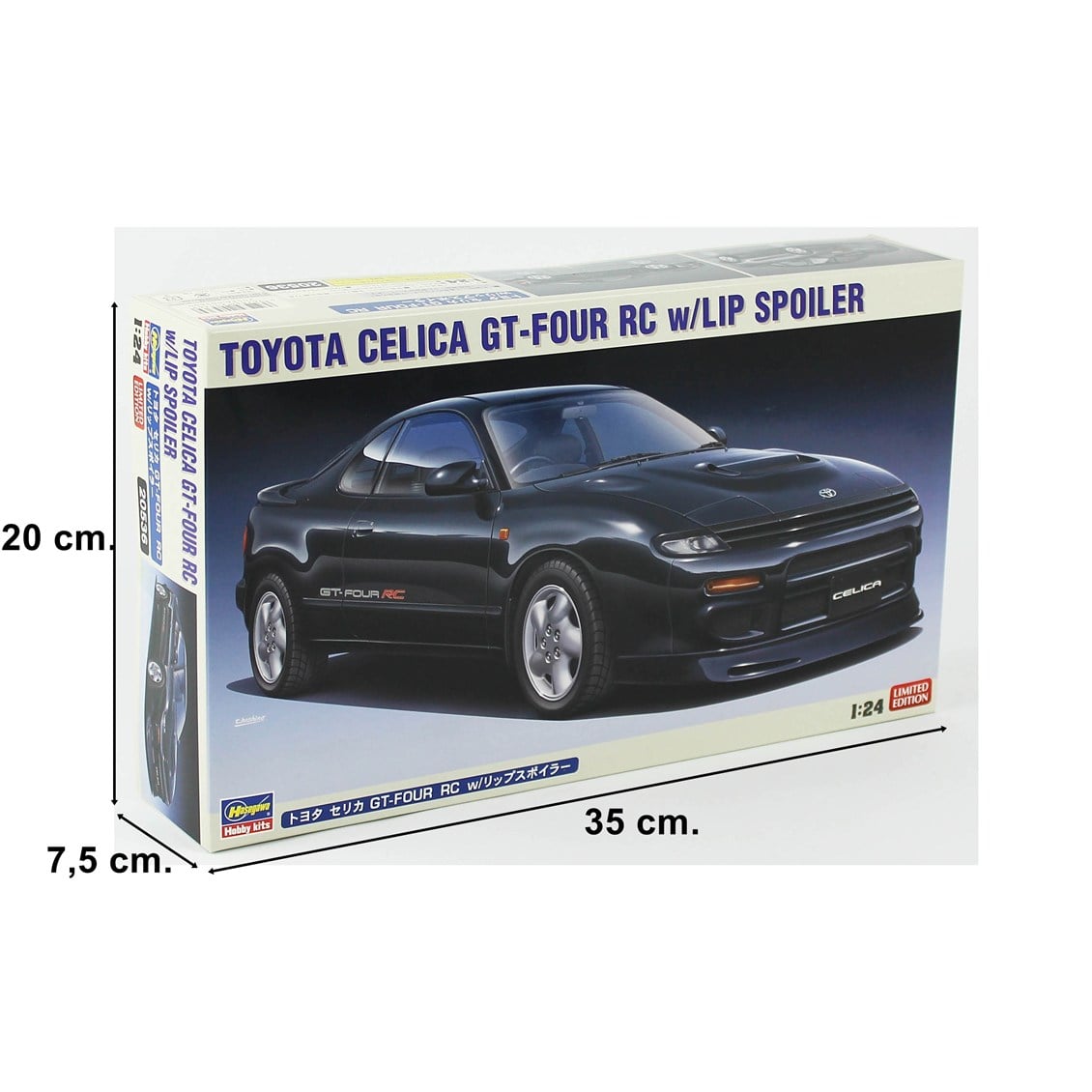 Hasegawa 20536 1/24 Ölçek, Toyota Celica GT-Four RC w/Lip Spoiler, Otomobil Plastik Model Kiti
