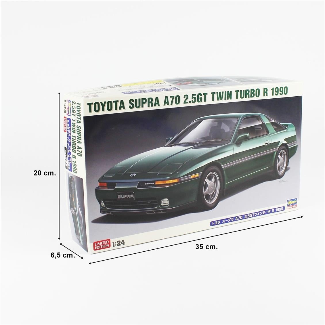 Hasegawa 20538 1/24 Ölçek, Toyota Supra A70 2.5GT Twin Turbo R 1990, Otomobil Plastik Model Kiti