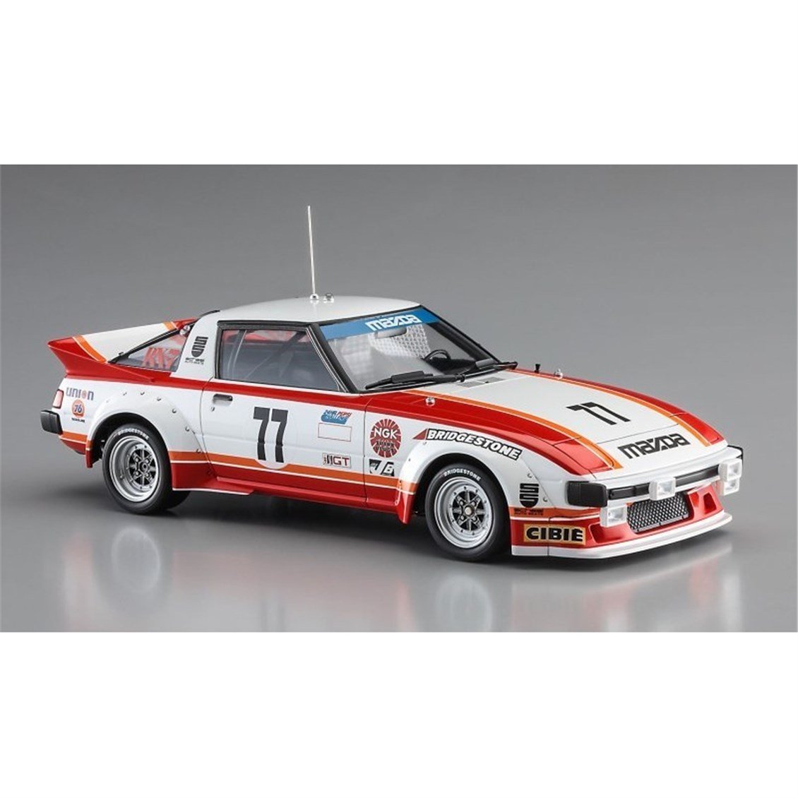 Hasegawa 20587 1/24 Ölçek, Mazda Savanna RX-7 (SA22C) 1979 Daytona Car No.77, Yarış Aracı Plastik Model Kiti