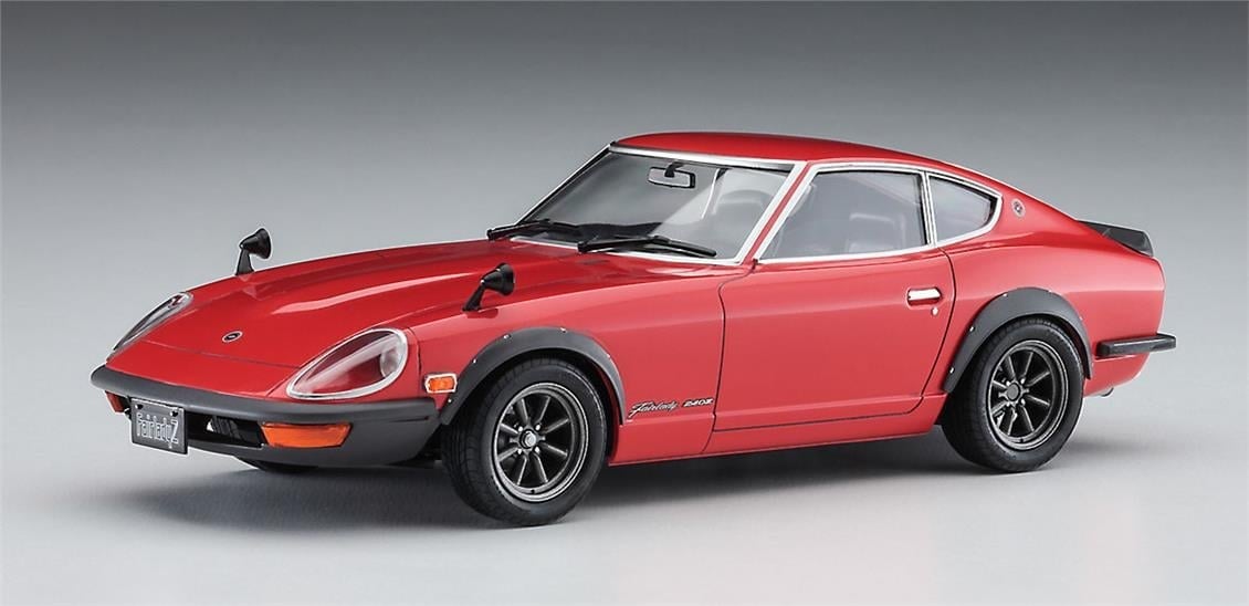 Hasegawa 20618 1/24 Ölçek, Nissan Fairlady 240ZG (Custom Wheel), Otomobil Plastik Model Kiti