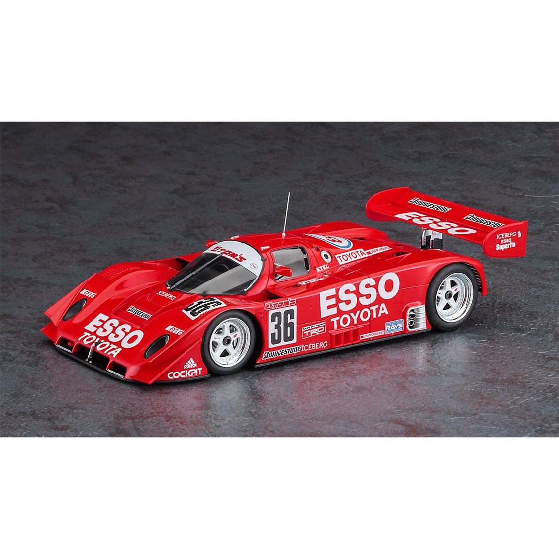 Hasegawa 20640 1/24 Ölçek, Esso Toyota 92C-V (1992 JSPC), Yarış Otomobili Plastik Model Kiti