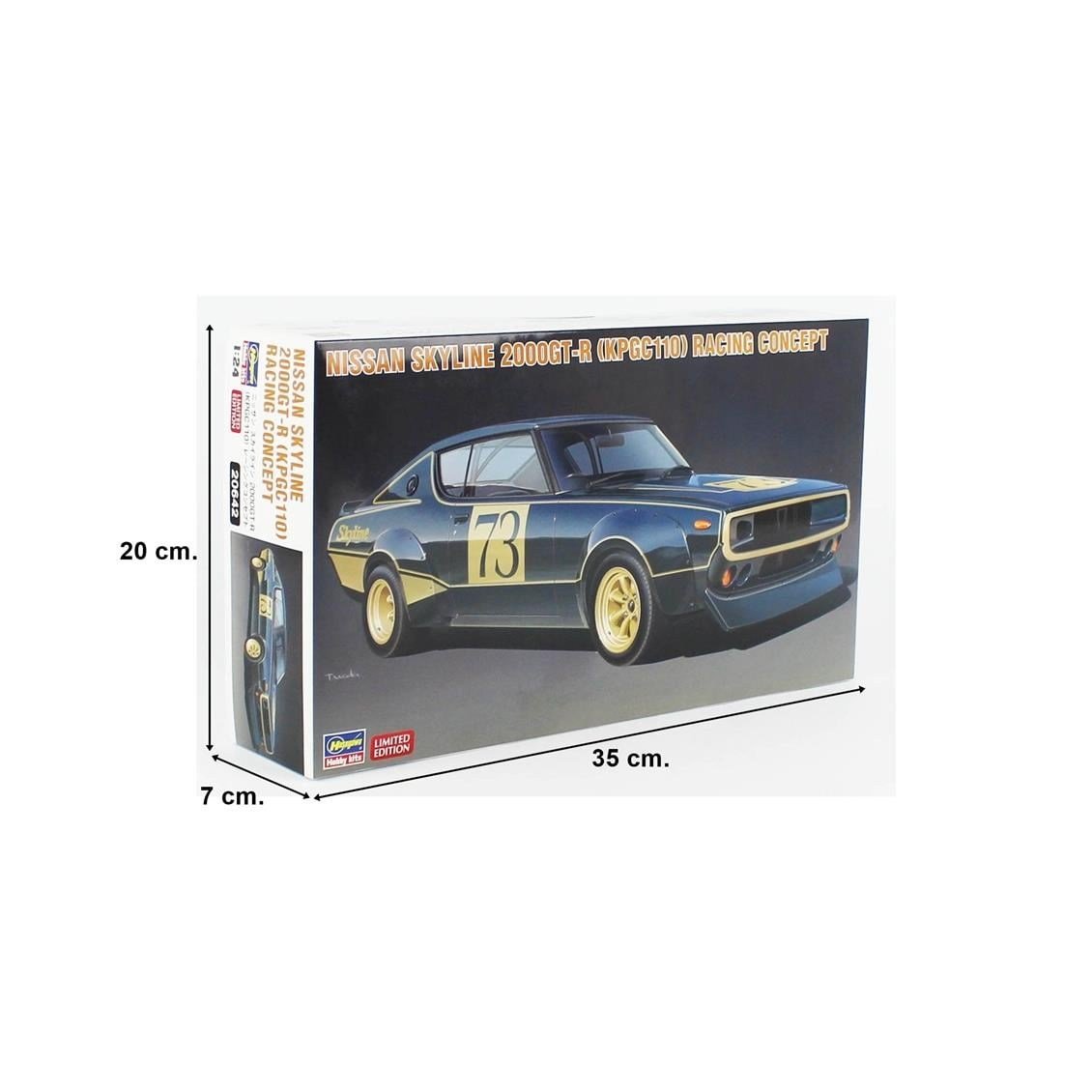 Hasegawa 20642 1/24 Ölçek, Nissan Skyline 2000GT-R (KPGC110) Yarış Konsepti, Otomobil Plastik Model Kiti