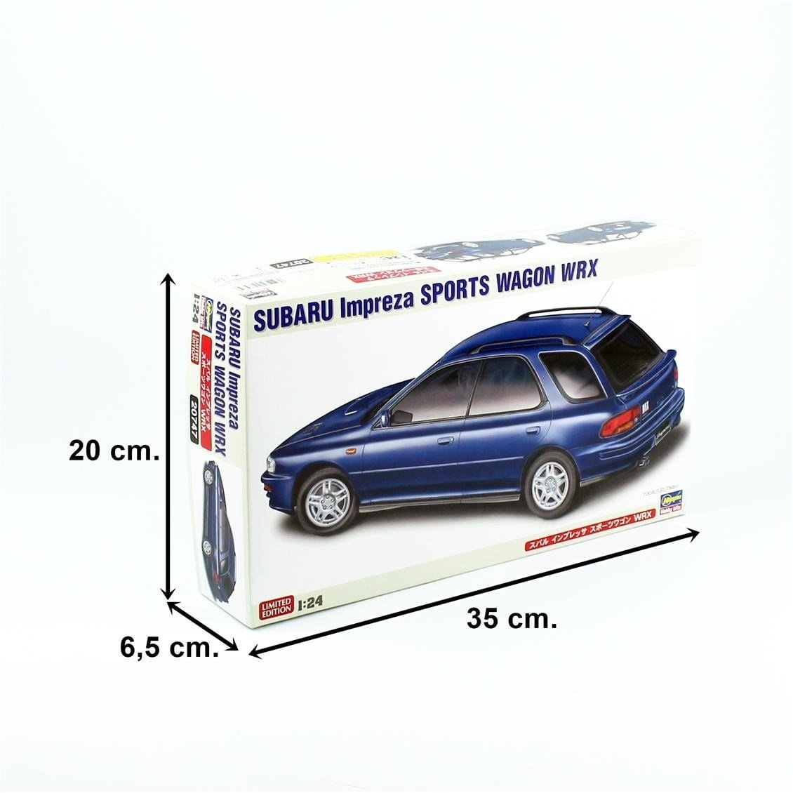 Hasegawa 20747 1/24 Ölçek, Subaru Impreza Sports Wagon WRX, Otomobil Plastik Model Kiti