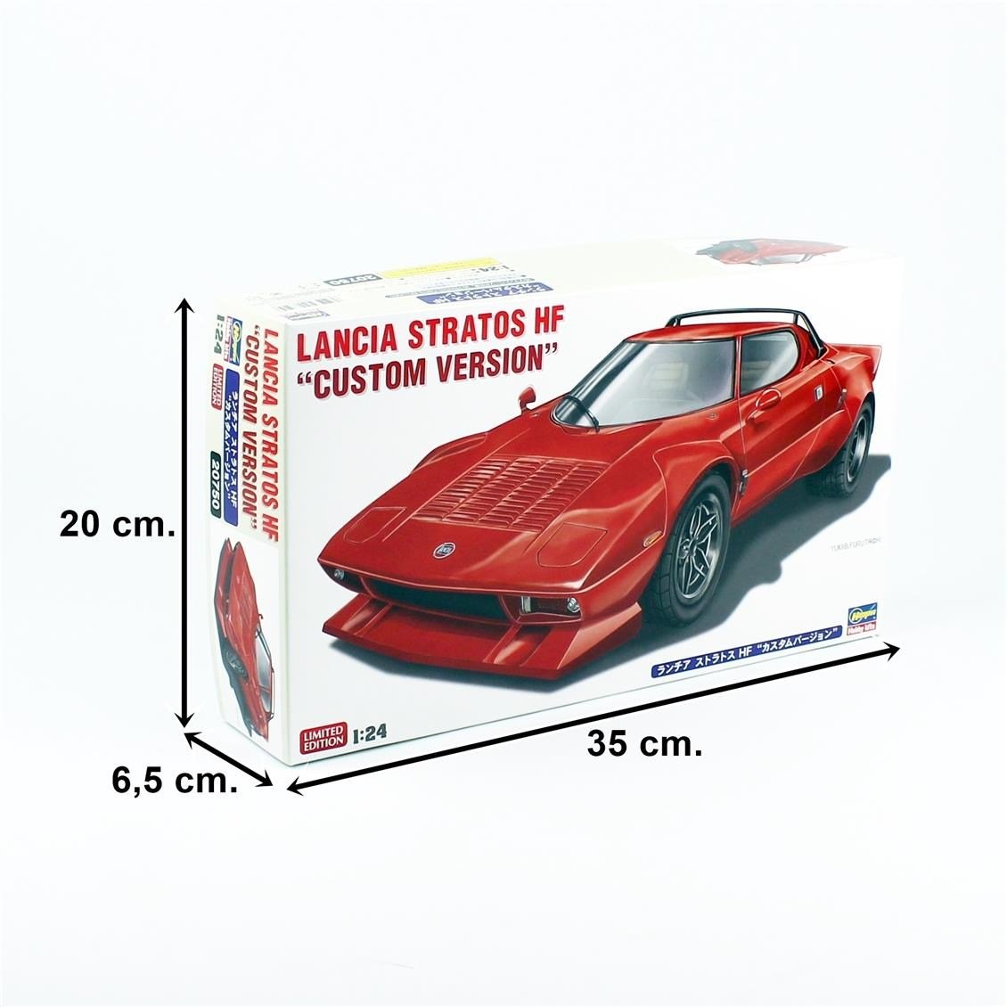 Hasegawa 20750 1/24 Ölçek, Lancia Stratos HF (Custom Version), Otomobil Plastik Model Kiti