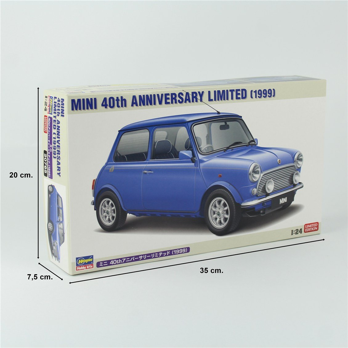 Hasegawa 20765 1/24 Ölçek, Mini Cooper 40th Yıl Anısına (1999), Otomobil Plastik Model Kiti