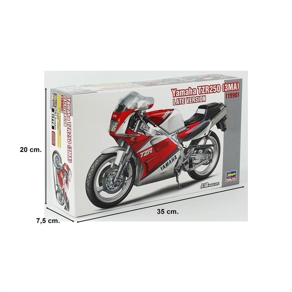 Hasegawa 21776 1/12 Ölçek, Yamaha TZR250 (3MA) Late Version, Motorsiklet Plastik Model Kiti
