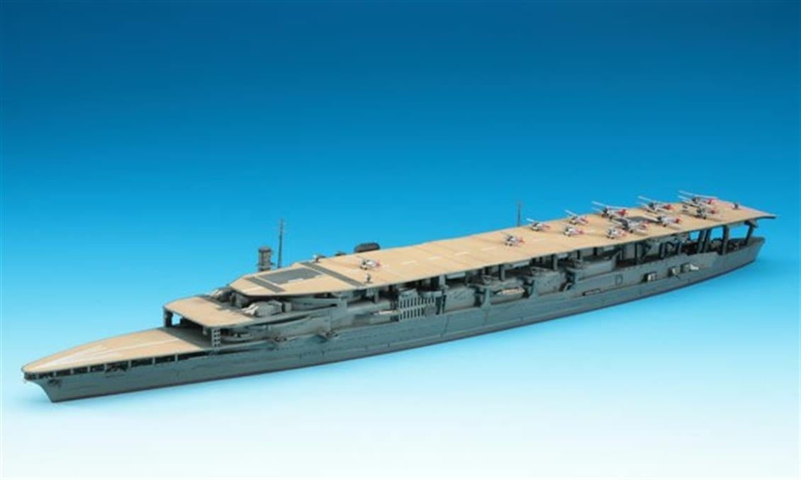 Hasegawa 220 49220 1/700 Ölçek, Akagi, 3 Uçuş Güverteli Uçak Gemisi (Waterline Serisi), Plastik Model Kiti