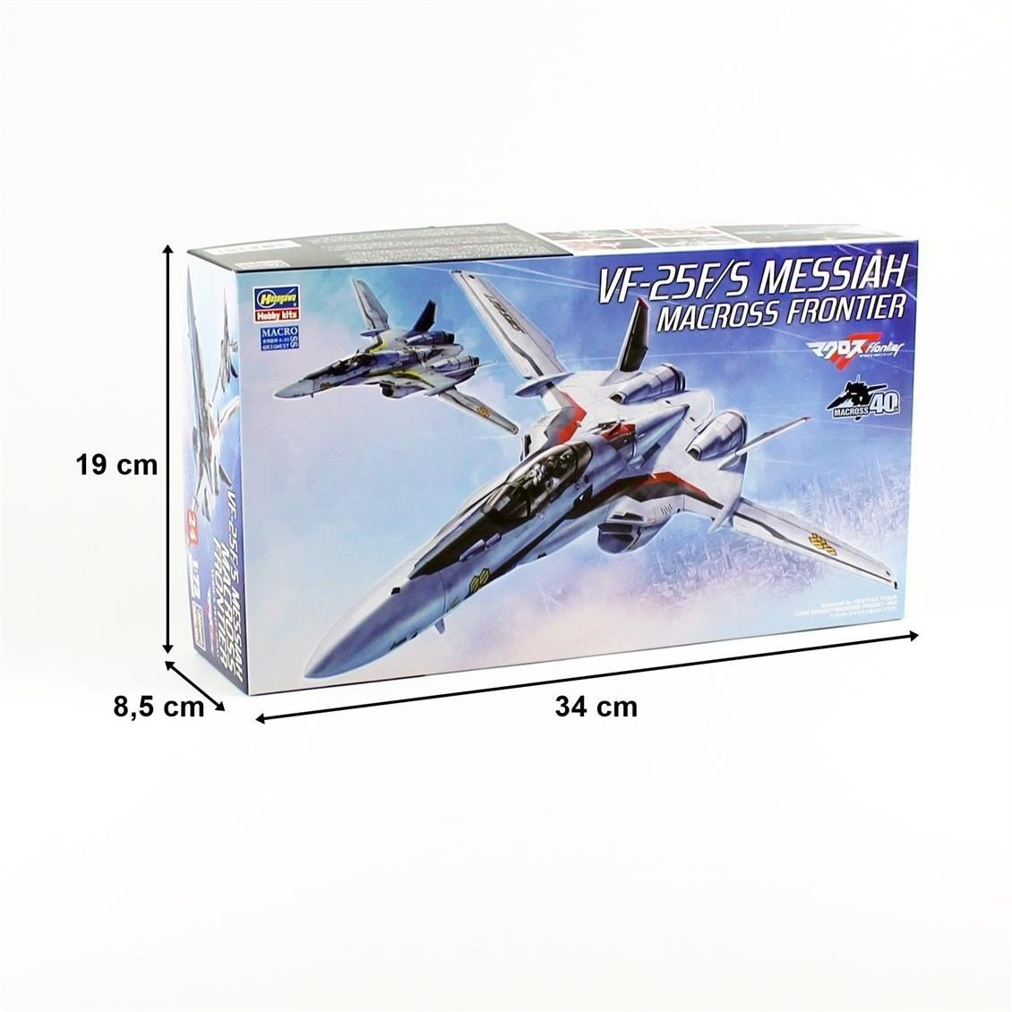 Hasegawa 24 65724 1/72 Ölçek, VF-25F/S Messiah Macross Frontier, Macross Serisi, Bilim Kurgu Plastik Model Kiti