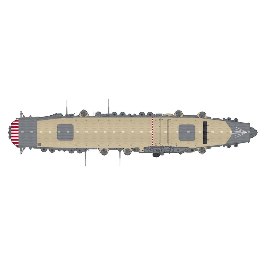 Hasegawa 40121 1/350 Ölçek, IJN Hiyo (Battle of the Philippin Sea), Uçak Gemisi Plastik Model Kiti