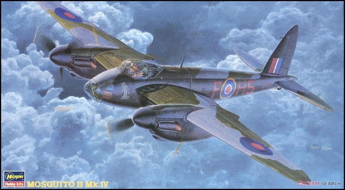 Hasegawa 51217 1/72 Ölçek, Mosquito B Mk. IV, Savaş Uçağı Plastik Model Kiti