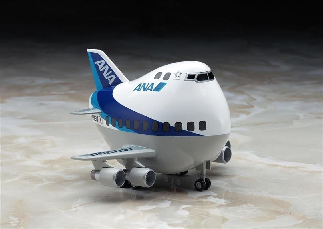 Hasegawa 60505 ANA B747-400D, Eggplane Serisi Plastik Model Kiti