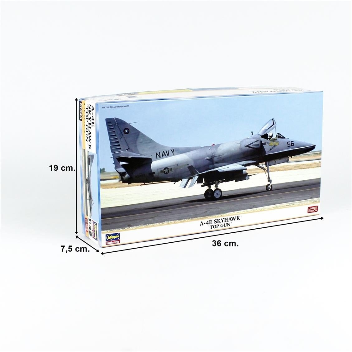 Hasegawa 7523 1/48 Ölçek, A-4E Skyhawk (Top Gun), (Limited Edition), Savaş Uçağı Plastik Model Kiti